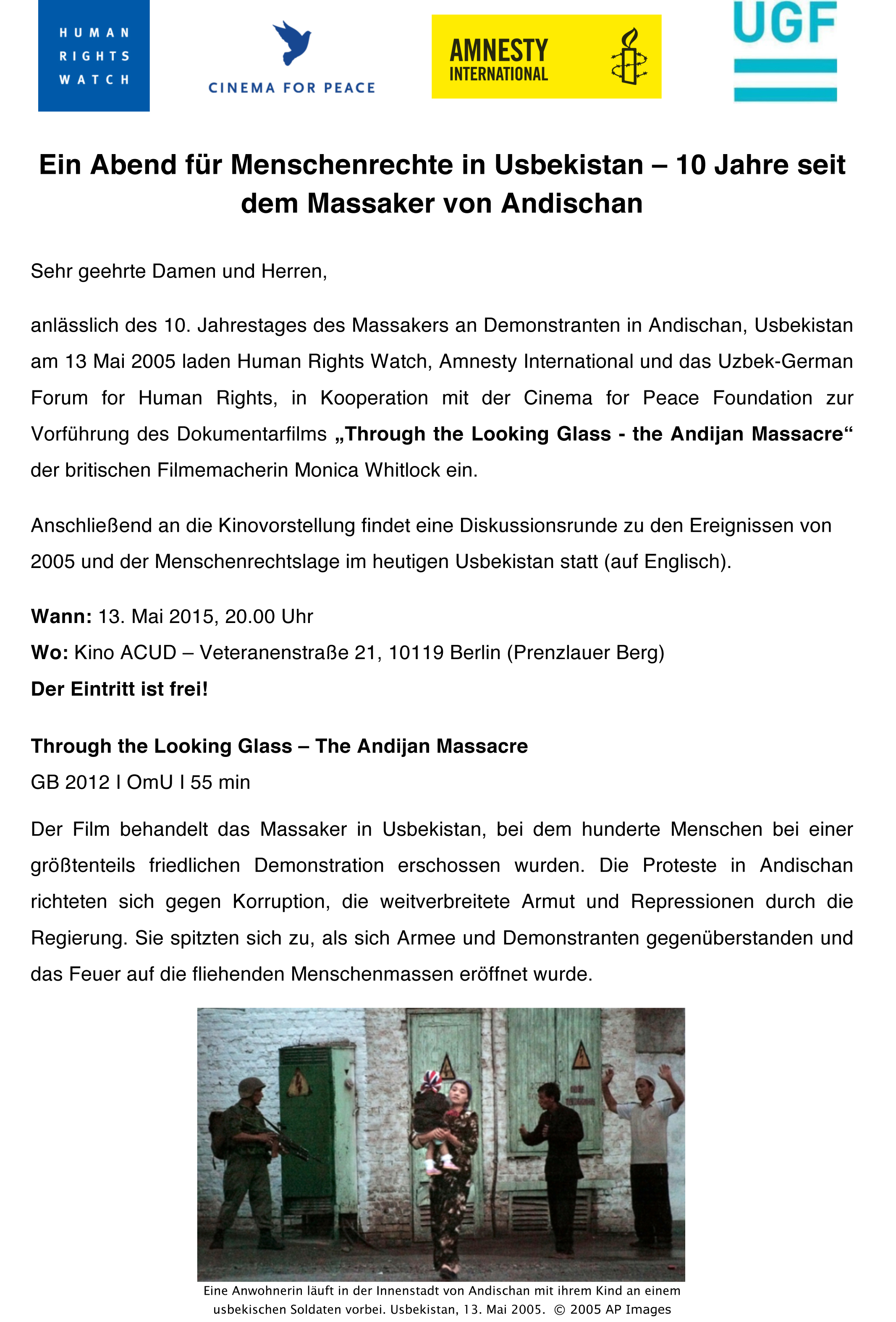 Andijan Event Invitation Berlin May 13th